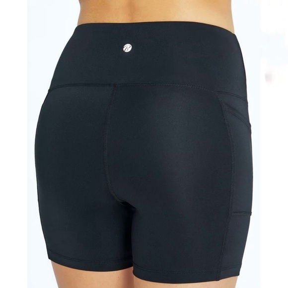 Bally Total Fitness Women's High Rise Bike Short Black New With Tags Size S - Picture 5 of 5